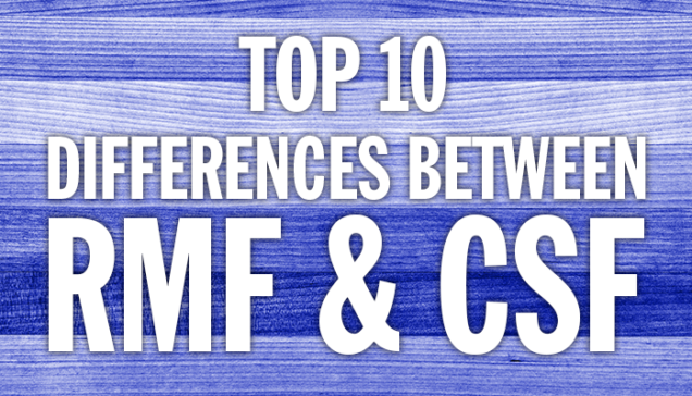 Difference between RMF and CSF Training